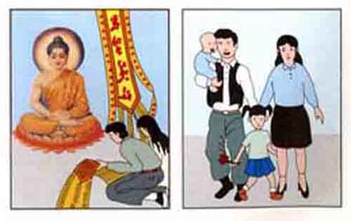 nhan qua - trang phan nghiem cung Phat