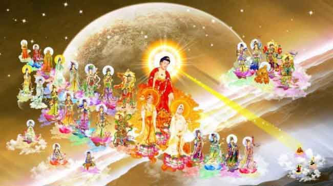 Đức Phật A Di Đà và cõi Tịnh Độ Cực Lạc 2 tinh do cuc lac