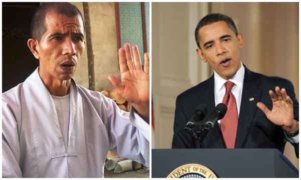 Một tu sĩ Việt giống tổng thống Obama đến kỳ lạ 11 obama va nguyen duc van
