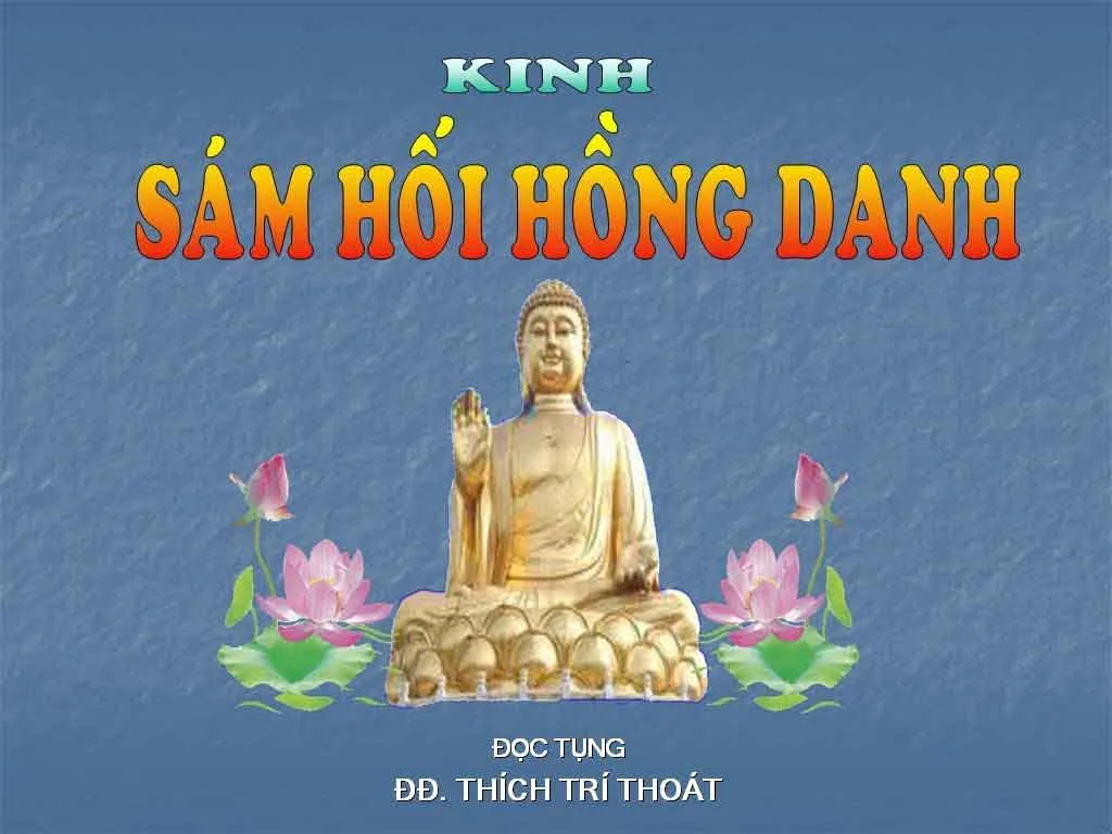 Nghi thức tụng kinh sám hối hồng danh (nghĩa Việt) 2 Kinh sám hối hồng danh