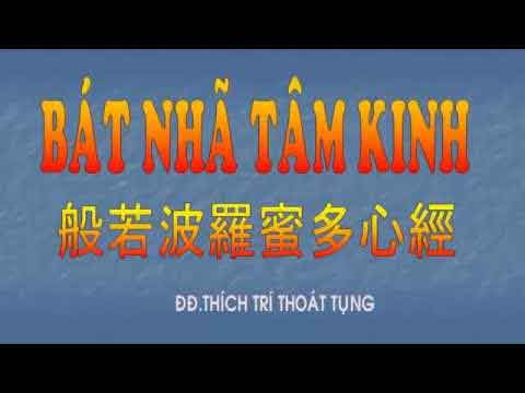 Bát Nhã Tâm Kinh tiếng Việt 1