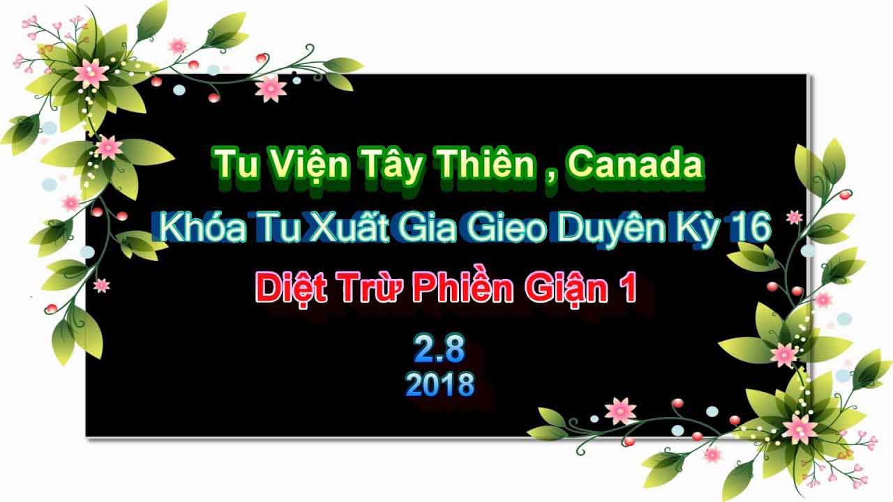 Diệt trừ phiền giận