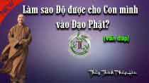 Làm sao Độ được cho Con mình vào Đạo Phật?