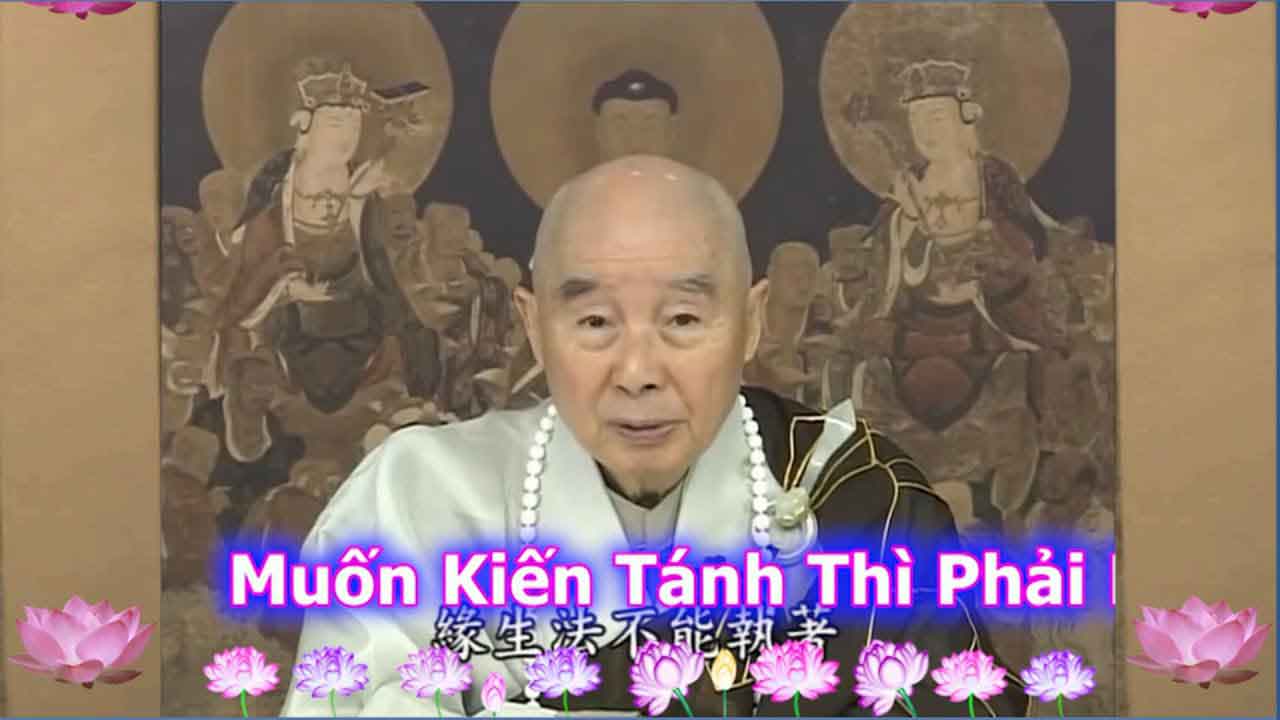 Muốn kiến tánh thì phải buông xuống