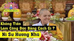 Không tiền làm công đức bằng cách nào