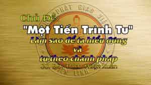 Một tiến trình tu Làm sao để ta hiểu đúng và tu theo chánh pháp