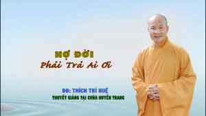 Nợ đời phải trả ai ơi