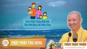 Đức hiếu thảo đối với cha mẹ qua lời Phật dạy