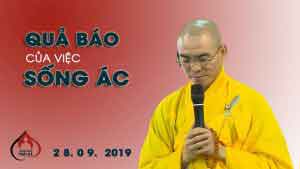 Quả báo sống ác và lợi ích sống thiện