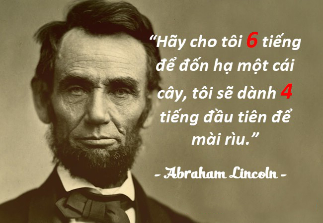 Những câu nói hay của người nổi tiếng Abraham Lincoln