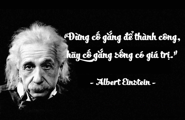 Những câu nói hay của người nổi tiếng Albert Einstein