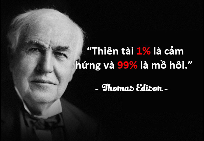Những câu nói hay của người nổi tiếng Thomas Edison