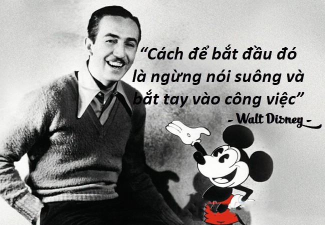 Những câu nói hay của người nổi tiếng Walt Disney
