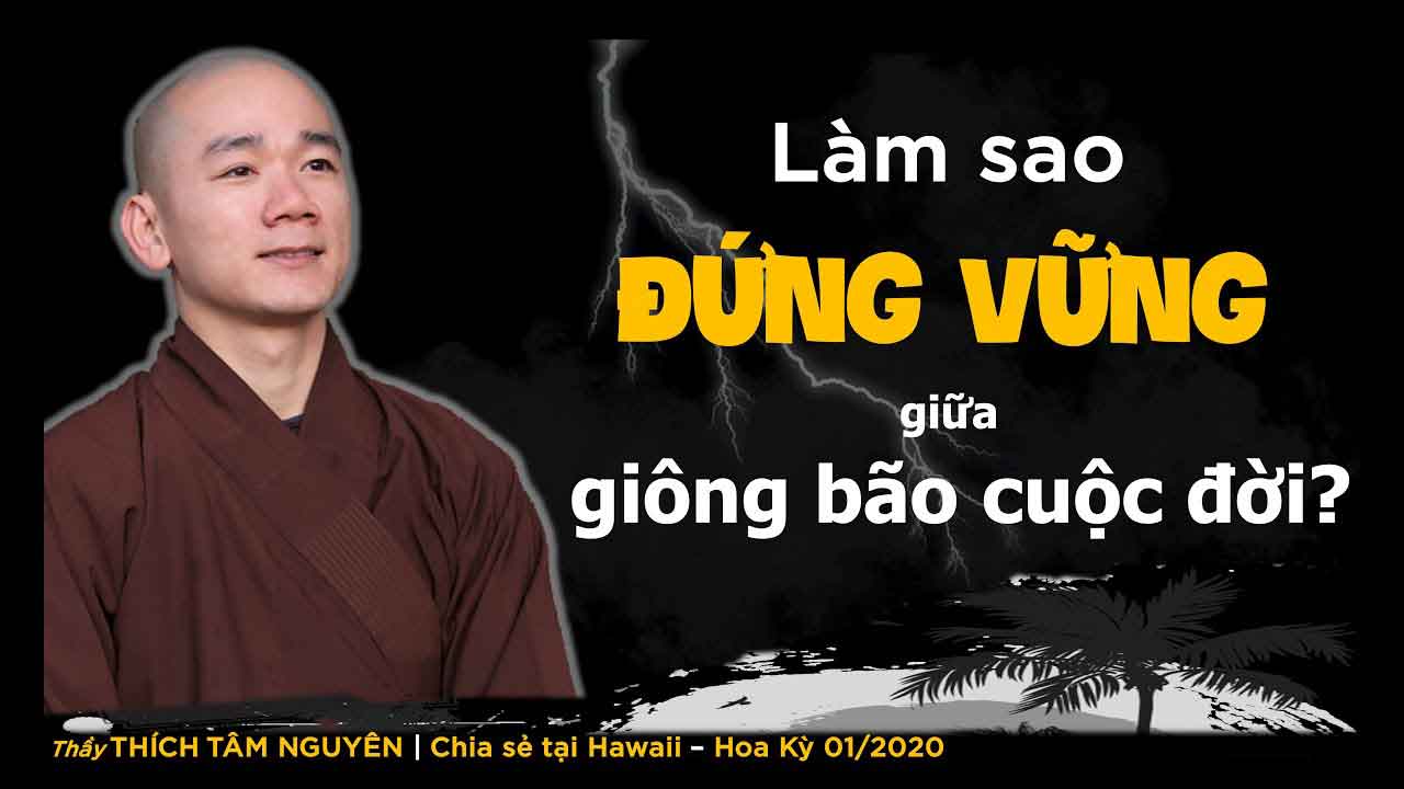 Làm sao đững vững giữa giông bão của cuộc đời