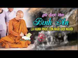 Giữ được tâm hồn bình yên là hạnh phúc lớn nhất đời người