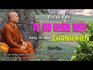 Tiến tới tự do chân thật bằng lối nhìn chánh kiến