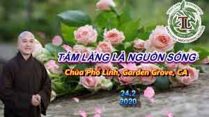 Tâm lắng là nguồn sống
