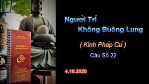 Người trí không buông lung